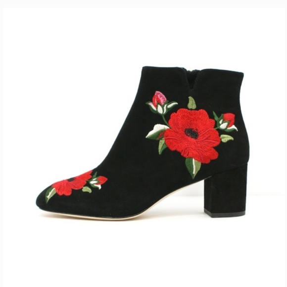 Kate Spade embroidered Langton Ankle Boots 6 nwot - Picture 2 of 7